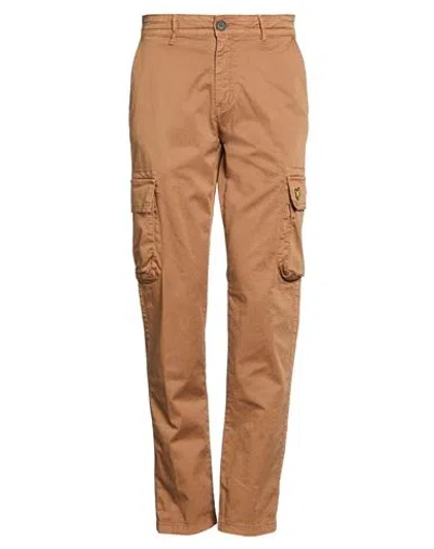 Lyle & Scott Man Pants Brown Size 31 Cotton, Elastane