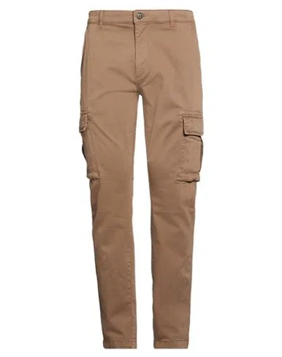 Lyle & Scott Man Pants Brown Size 36 Cotton, Elastane