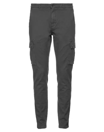 Lyle & Scott Man Pants Charcoal Size 33 Cotton, Elastane In Gray