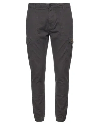 Lyle & Scott Man Pants Charcoal Size 33 Cotton, Elastane In Gray
