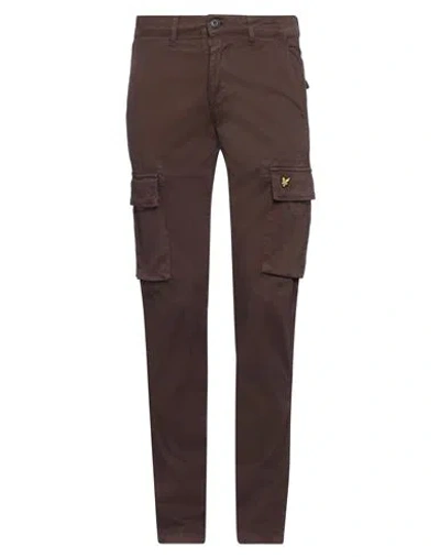 Lyle & Scott Man Pants Cocoa Size 29 Cotton, Elastane In Brown