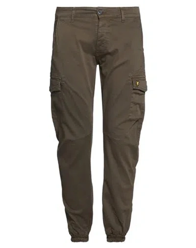 Lyle & Scott Man Pants Dark Brown Size 30 Cotton, Elastane