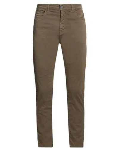 Lyle & Scott Man Pants Dark Brown Size 32 Cotton, Elastane