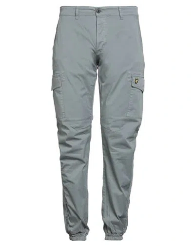 Lyle & Scott Man Pants Grey Size 34 Cotton, Elastane In Gray