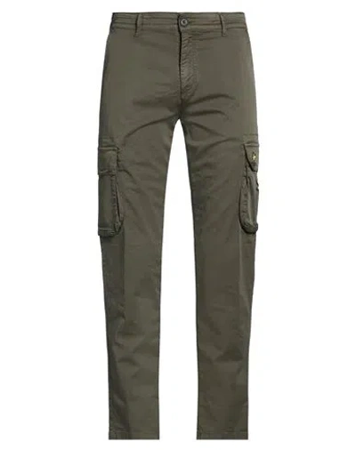 Lyle & Scott Man Pants Military Green Size 31 Cotton, Elastane