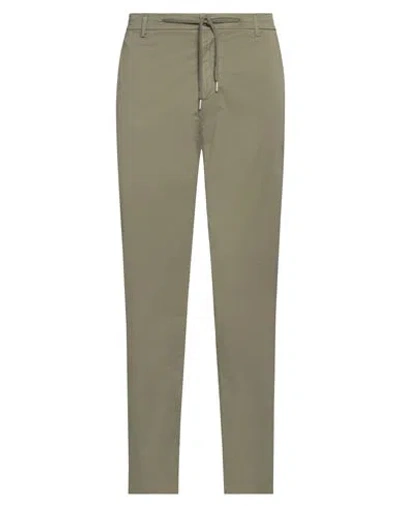 Lyle & Scott Man Pants Military Green Size 34 Cotton, Elastane