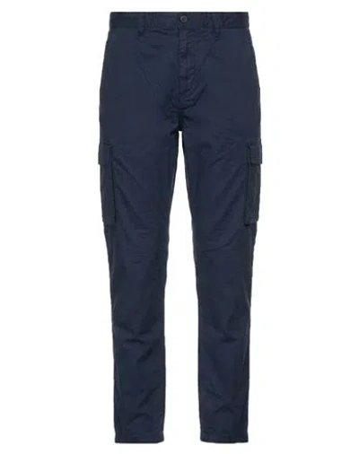 Lyle & Scott Man Pants Navy Size 36w-32l Cotton, Elastane In Blue