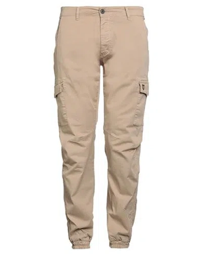 Lyle & Scott Man Pants Sand Size 32 Cotton, Elastane In Brown