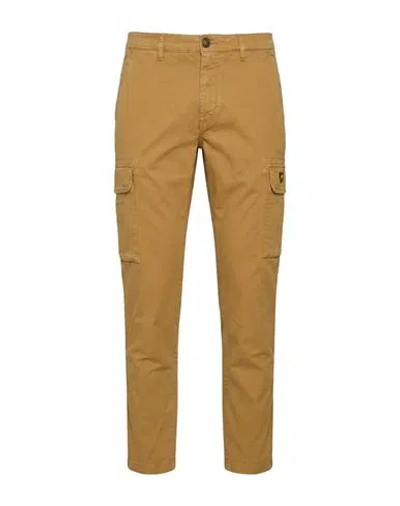 Lyle & Scott Man Pants Sand Size 33 Cotton, Elastane In Yellow