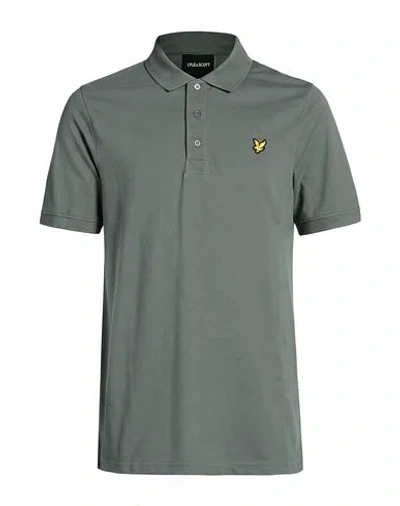 Lyle & Scott Man Polo Shirt Green Size Xs Cotton, Elastane