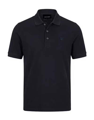 Lyle & Scott Man Polo Shirt Midnight Blue Size Xs Cotton, Elastane