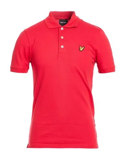 Lyle & Scott Man Polo Shirt Red Size Xxl Cotton, Elastane