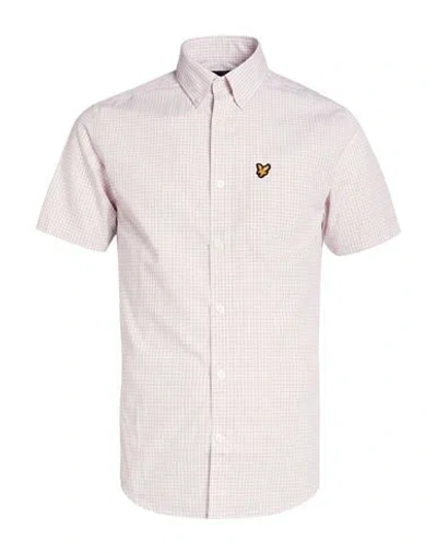 Lyle & Scott Man Shirt Beige Size Xl Cotton In White