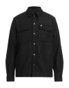 Lyle & Scott Man Shirt Black Size Xl Polyester In Multi