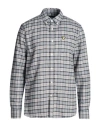Lyle & Scott Man Shirt Grey Size M Cotton In Grey