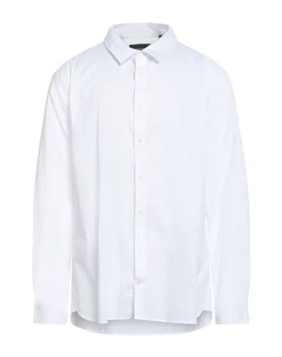 Lyle & Scott Man Shirt White Size Xxl Cotton, Elastane
