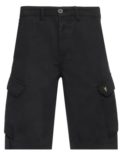 Lyle & Scott Man Shorts & Bermuda Shorts Black Size 30 Cotton In Black