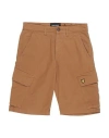 Lyle & Scott Man Shorts & Bermuda Shorts Camel Size 29 Cotton In Beige