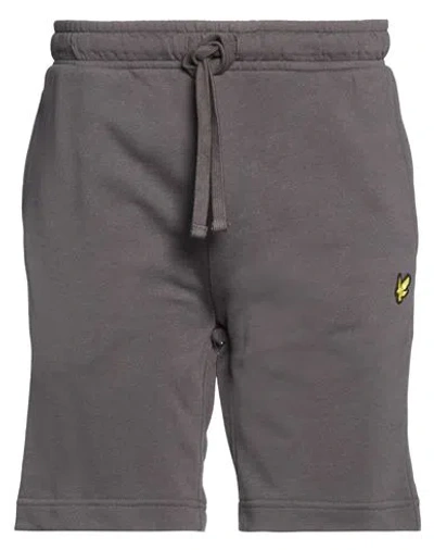 Lyle & Scott Man Shorts & Bermuda Shorts Charcoal Size Xs Cotton In Grey