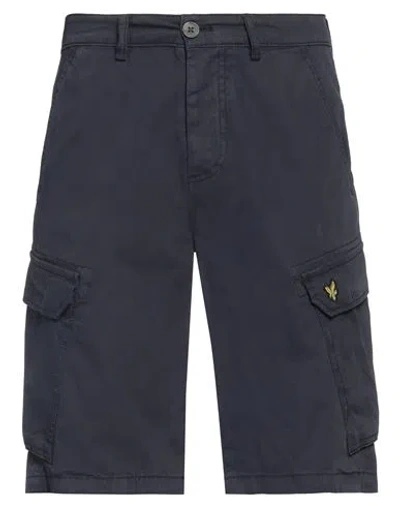 Lyle & Scott Man Shorts & Bermuda Shorts Midnight Blue Size 30 Cotton In Blue