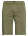 Lyle & Scott Man Shorts & Bermuda Shorts Military Green Size 34 Cotton, Elastane In Green