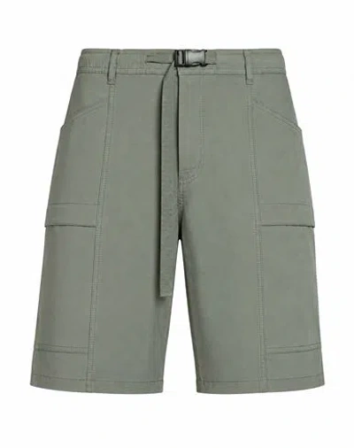 Lyle & Scott Man Shorts & Bermuda Shorts Sage Green Size 36 Cotton, Elastane