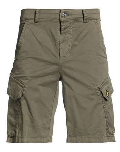 Lyle & Scott Man Shorts & Bermuda Shorts Taupe Size 30 Cotton, Elastane In Gray