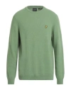 Lyle & Scott Man Sweater Light Green Size Xxl Wool, Polyamide