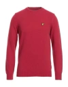 Lyle & Scott Man Sweater Red Size S Wool, Polyamide