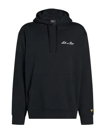 Lyle & Scott Man Sweatshirt Black Size S Cotton