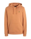 Lyle & Scott Man Sweatshirt Orange Size S Cotton In Beige