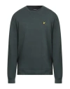 Lyle & Scott Man Sweatshirt Dark Green Size Xl Cotton In Green