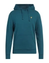 Lyle & Scott Man Sweatshirt Deep Jade Size S Organic Cotton In Green