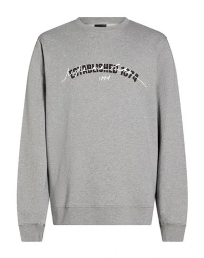Lyle & Scott Man Sweatshirt Grey Size Xxl Cotton In Gray