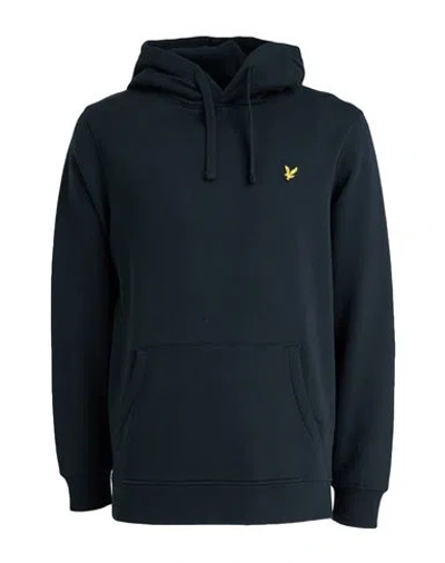 Lyle & Scott Man Sweatshirt Midnight Blue Size S Cotton