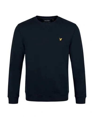 Lyle & Scott Man Sweatshirt Midnight Blue Size Xl Cotton