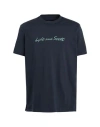 Lyle & Scott Man T-shirt Navy Size S Cotton In Navy Blue