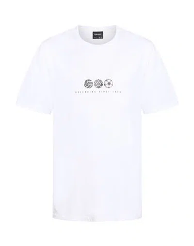 Lyle & Scott Man T-shirt White Size Xl Cotton
