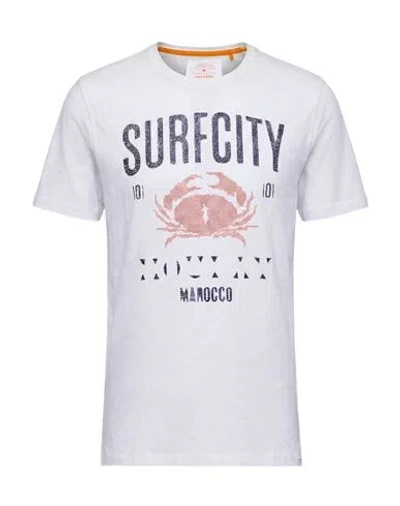Lyle & Scott Man T-shirt White Size Xl Organic Cotton