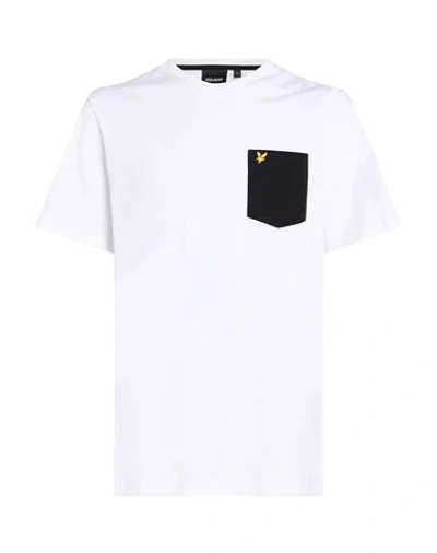 Lyle & Scott Man T-shirt White Size Xxl Cotton
