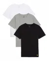 Lyle & Scott Mens Basic 3 Pack T-shirt In Gray