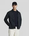 Lyle & Scott Mens Cotton Overshirt In Blue