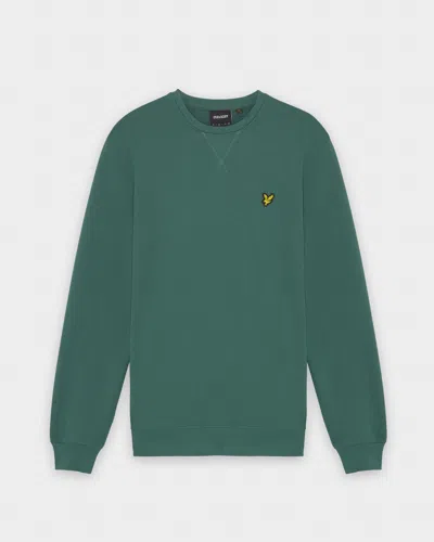 Lyle & Scott Mens Crew Neck Sweatshirt In Blue