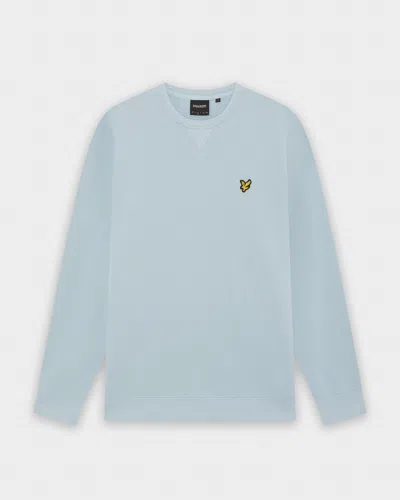 Lyle & Scott Mens Crew Neck Sweatshirt In Blue