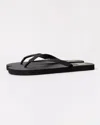 Lyle & Scott Lyle And Scott Logo Flip Flops Black In Black