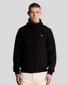 Lyle & Scott Mesh Back Long Sleeve Softshell Jacket In Black