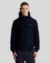 Lyle & Scott Mesh Back Long Sleeve Softshell Jacket In Blue