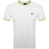 Lyle & Scott Lyle And Scott Multi Tipped T Shirt White In White