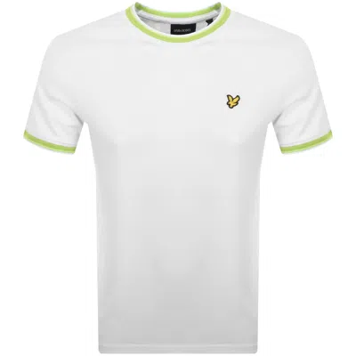 Lyle & Scott Lyle And Scott Multi Tipped T Shirt White