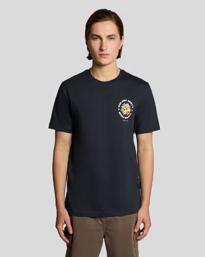 Lyle & Scott Nature Mens Graphic T-shirt In Black